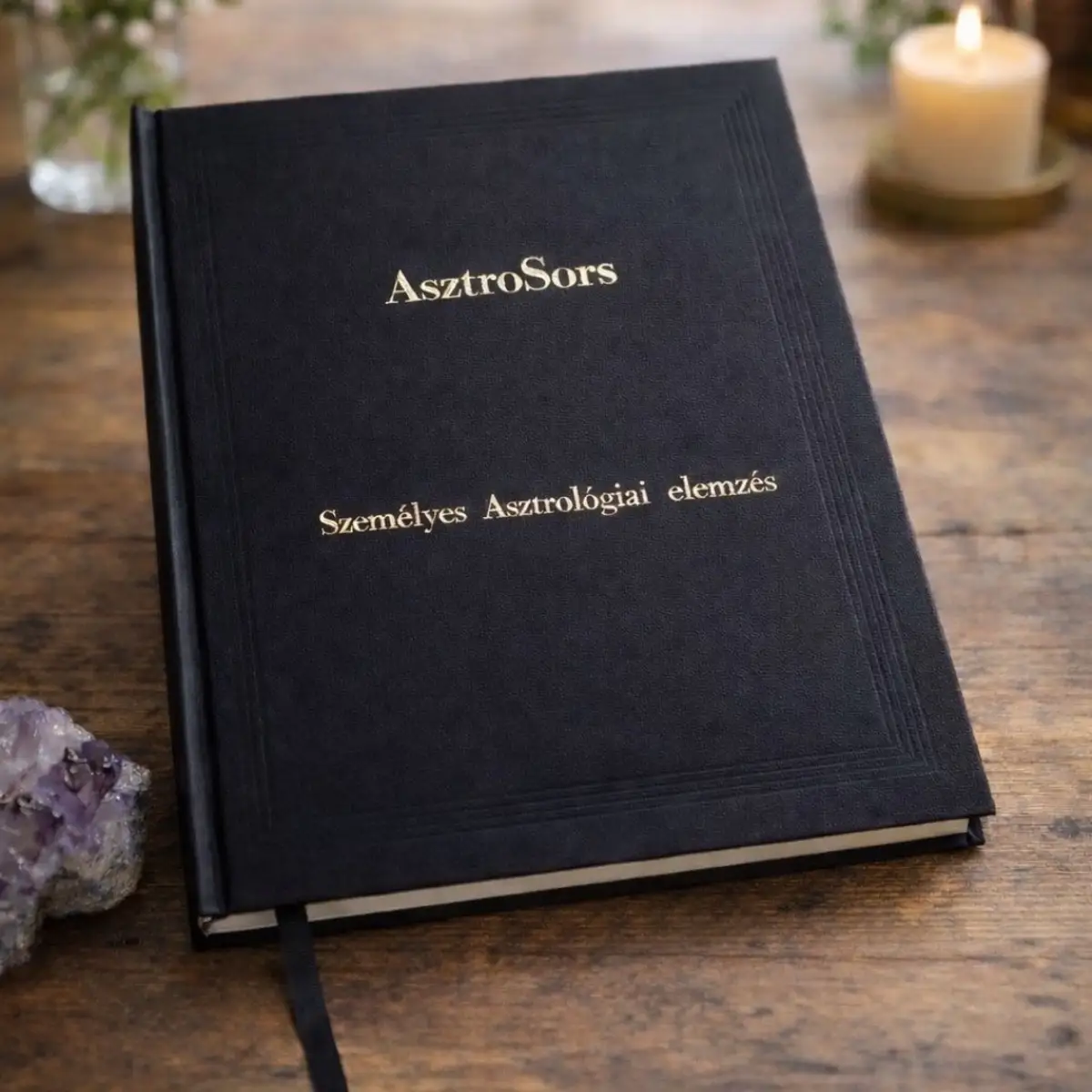 AsztroSors személyes asztrológiai elemzés – keményfedeles borító